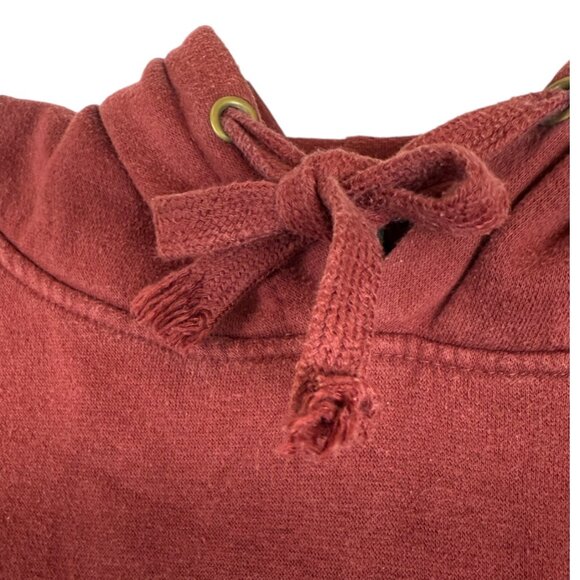 Oxford University Embroidered Burgundy Hoodie Sweater - Large. - Picture 4 of 5